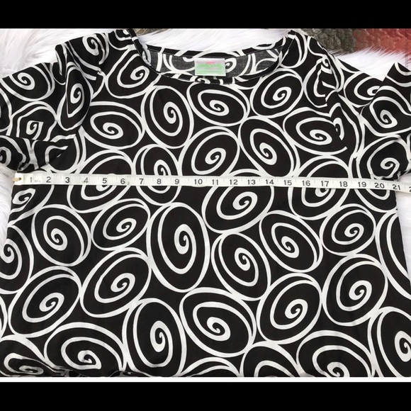 LOLLY WOLLY DODDLE SWIRL DRESS SIZE LARGE - Picture 6 of 6